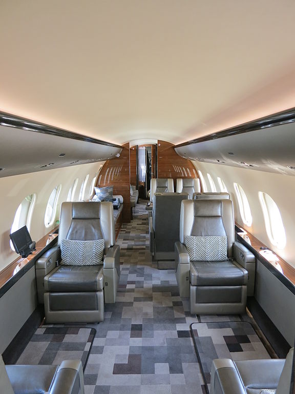 576px bombardier global 6000 interior