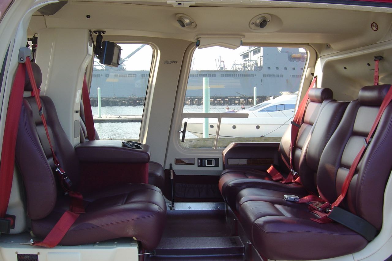 Bell 407 helicopter interior baltimore helicopter services n407f